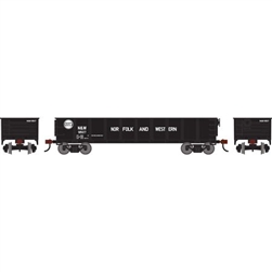 Roundhouse 1251 Athearn 1251 HO 40' Gondola Norfolk & Western N&W #91513