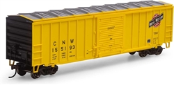 Roundhouse 1262 Athearn 1262 HO 50' ACF Box Chicago & North Western C&NW #155193