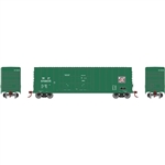 Roundhouse 88147 HO 50' High Cube Double Plug Door Box Western Pacific #68165