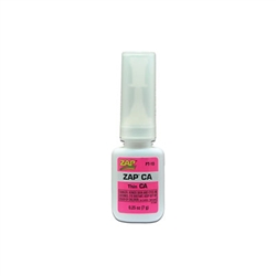 Robart 434 ZAP/CA Super-Thin Instant Adhesive 1/4oz