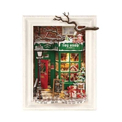 Robotime DP006 Rolife Santa's Toy Shop DP006 3-D Laser-Cut Wood Puzzle