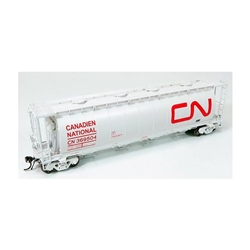 Rapido 127024 HO NSC 3800 Covered Hopper Canadian National CN White 6 Pack #2