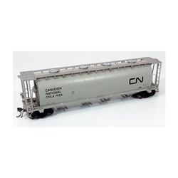 Rapido 127025 HO NSC 3800 Covered Hopper Canadian National CN CNLX Grey 6 Pack #2