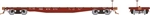 Rapido 138003 HO PRR F30A 50' Flat 6 Pack