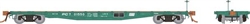 Rapido 138004 HO F30A 50' Flatcar Penn Central  6 Pack