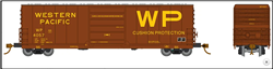 Rapido 139007 HO Evans X72A Box Western Pacific 3pk