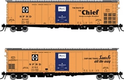 Rapido 156004 HO Santa Fe Class RR-56 Mechanical Reefer 4-Pack Santa Fe 2142 2150 2162 2164
