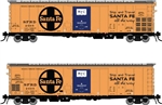 Rapido 156006 HO Santa Fe Class RR-56 Mechanical Reefer 4-Pack Santa Fe 2005 2020 2037 2177