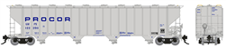 Rapido 157001 HO Procor 5820 Covered Hopper 6-Pack Procor Ltd. Set 1
