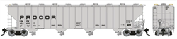 Rapido 157005 HO Procor 5820 Covered Hopper 6-Pack Procor Ltd.
