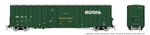 Rapido 191002A HO Trenton Works 6637 Cubic Foot Combination-Door Boxcar BC Rail Random from Set #2 As-Delivered