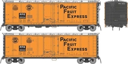 Rapido 196005A HO Class R-40-27 Steel Reefer Pacific Fruit Express Single Car of Set #1 1966 Scheme