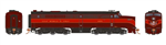 Rapido 23550 HO Alco PA1 Sound and DCC Gulf, Mobile & Ohio #290 