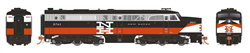 Rapido 23061 HO Alco PA1 Standard DC New Haven #0763 McGinnis, Black, Red, White