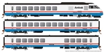 Rapido 25504 HO RTL Turboliner 5 Unit Train Sound and DCC Amtrak Set 4 #156 #179 #180 #181 #157