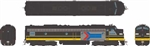 Rapido 28571 HO Amtrak EMD E8A#249 SCL Patch Sound