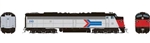 Rapido 28801 HO Rebuilt EMD E8A with Head-End Power HEP LokSound & DCC Amtrak #497  Phase I Large Arrow Logo
