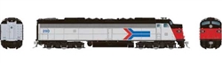 Rapido 28801 HO Rebuilt EMD E8A with Head-End Power HEP LokSound & DCC Amtrak #497  Phase I Large Arrow Logo