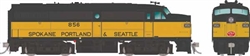 Rapido 37076 HO Alco FA1 Standard DC Spokane Portland & Seattle #867