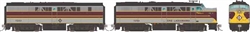 Rapido 37547 HO Alco FA1-FB1 Set Sound and DCC Erie Lackawanna #7254 7263