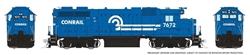 Rapido 38049 HO EMD GP38 Low Nose w/Extended Cab Standard DC Conrail #7905