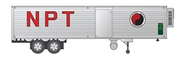 Rapido 403048 HO 40' Fruehauf Trailer North Pacific NP 3