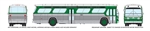 Rapido 703073 HO 31778 New Look Bus Standard Unlettered 5303 Green