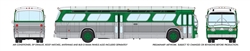 Rapido 703073 HO 31778 New Look Bus Standard Unlettered 5303 Green