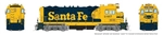 Rapido 70619 HO Santa Fe CF7 w/Round Cab Sound and DCC Santa Fe #2496 Warbonnet