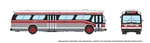 Rapido 751101 HO 1959-1986 GM New Look/Fishbowl Bus Deluxe Lighted Assembled Toronto Transit Commission TTC #8765 CLRV Scheme