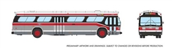 Rapido 751101 HO 1959-1986 GM New Look/Fishbowl Bus Deluxe Lighted Assembled Toronto Transit Commission TTC #8765 CLRV Scheme