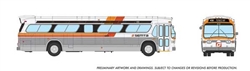 Rapido 753131 HO Mid-1960s 1980s Suburban New Look Bus Lighted Assembled SEMTA Detroit Area #1521