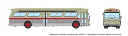 Rapido 753157 HO 1959-1986 GM New Look/Fishbowl Bus Deluxe Lighted Assembled Ottawa OTC #6444