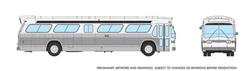 Rapido 753199 HO Mid-1960s 1980s Suburban New Look Bus Lighted Assembled Unlettered 5307 Suburban