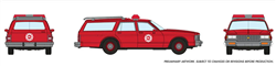 Rapido 800011 HO Chevy Impala Wagon Fire Chief