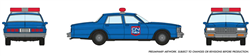 Rapido 800013 HO Chevy Impala Canadian National Police