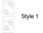RSLaserKits 2852 HO Storm Doors Style 2