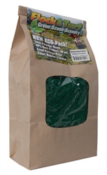 Scenic Express 804E Flock & Turf Ground Cover Eco Pack Bag 48oz Coarse Spruce Green