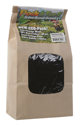Scenic Express 851E Flock & Turf Ground Cover Eco Pack Bag 48oz Coarse Dark Brown