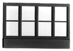 Smalltown 7002 HO Talltown Modules #2 Four Windows Equal Panes