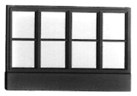 Smalltown 7002 HO Talltown Modules #2 Four Windows Equal Panes