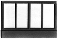 Smalltown 7004 HO Talltown Modules #4 Four Large Pane Windows