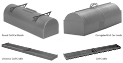 State Tool & Die 2016 HO Coil Car Hoods Corrugated