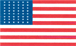 Stewart 948 US 48-Star HO Scale Flags & Flagpoles