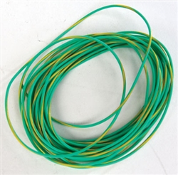 SoundTraxx 810147 30 AWG Super-Flexible Wire Green w/Yellow Stripe 10'