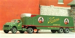 Sylvan Scale SE13 HO 1952 Tractor with Keg Trailer Resin Kit Unpainted with Vernors Decals
