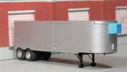 Sylvan Scale T022 HO 1951-1955 Fruehauf 34' Stainless Steel West Coast Reefer Trailer Resin Kit Unpainted Resin Castings