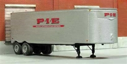 Sylvan Scale T0231 HO 1951-1955 Fruehauf 34' Stainless Steel West Coast Dry Van Trailer Resin Kit Unpainted with P.I.E. Decals