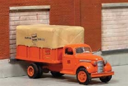 Sylvan Scale V01911 HO 1939 GMC Express Truck w/Canvas Cover Resin Kit Unpainted Includes Canadian National Decals for Freight and Express Service