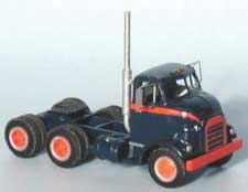 Sylvan Scale V054 HO 1954-1959 GMC Cannonball Tandem-Axle Day-Cab Tractor Only Kit Unpainted Resin Kit